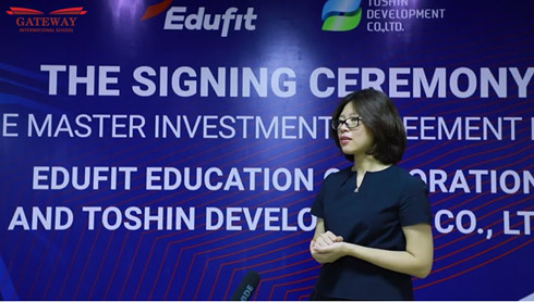 Bà Trần Thị Hồng Hạnh, Tổng Giám đốc Tập đoàn Edufit, Nhà sáng lập hệ thống Trường mầm non&nbsp;Sakura Montessory và Trường phổ thông liên cấp&nbsp;Gateway.