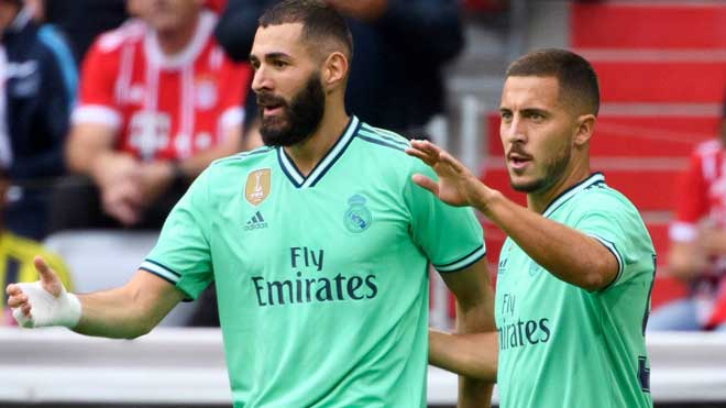 
Hazard chơi cực ăn ý với Benzema&nbsp; trận này