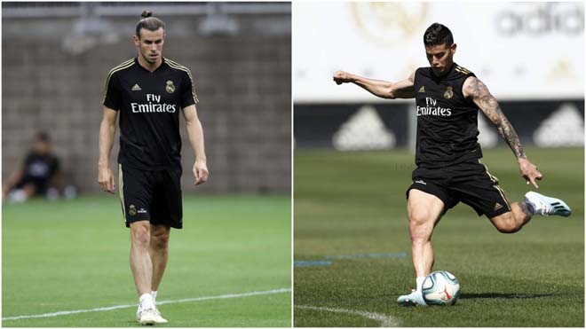 Bale và James vẫn đang phải tập riêng
