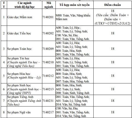 Những trường có điểm chuẩn trúng tuyển thấp nhất năm 2019 - 11