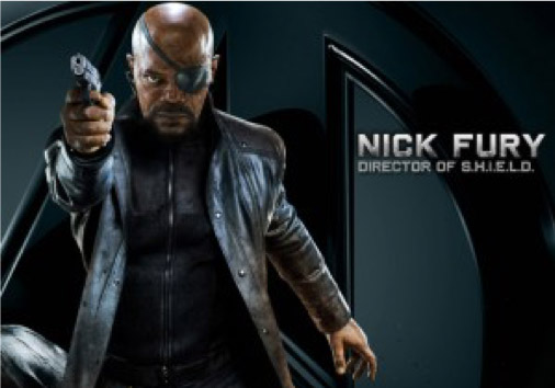 Samuel L. Jackson trong vai SHIELD’s Nick Fury