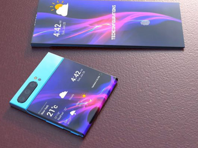 Ngỡ ngàng ý tưởng Xperia XZ4 Flex màn hình 7,5 inch đốn tim người hâm mộ