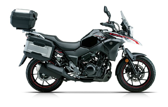 2020 Suzuki V-Strom 250 màu đen.