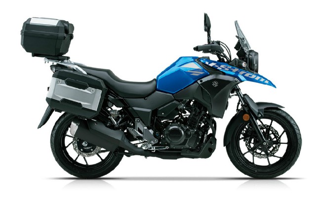 2020 Suzuki V-Strom 250 màu xanh.