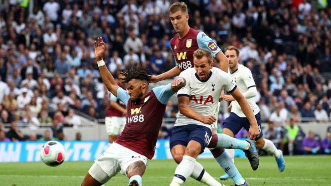 Harry Kane ghi cú đúp cuối trận giúp Tottenham thắng nhọc Aston Villa