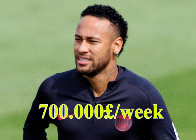 MU thở phào vụ Pogba: Real Madrid định đổi 3 SAO lấy Neymar, lương 700.000 bảng/tuần - 1