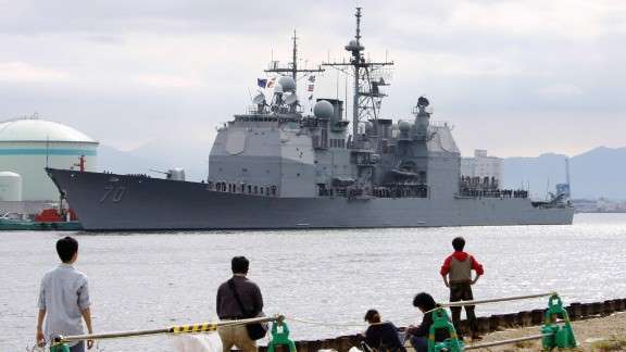 Trung Quốc đã không cho phép 2 tàu chiến của Mỹ được cập cảng Hồng Kông (Ảnh: GETTY)