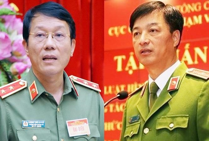 Trung tướng Lương Quang và Thiếu tướng Nguyễn Duy Ngọc