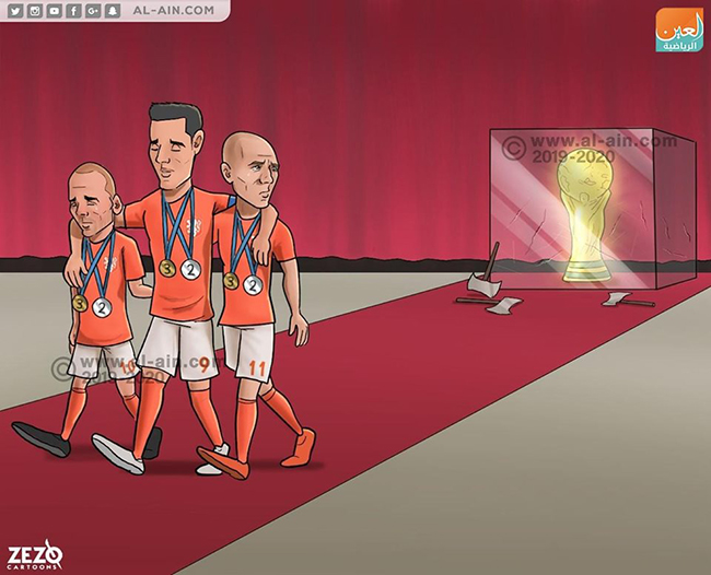 Một "thế hệ vàng" của bóng đá Hà Lan đã dừng chân.