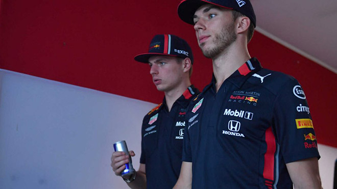 Phong độ của Gasly năm 2019 không thể so bì với ‘ngôi sao’ Verstappen