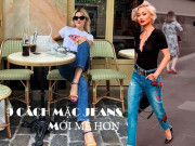 Thời trang - 9 cách tân trang bộ đôi áo phông quần jeans quen thuộc