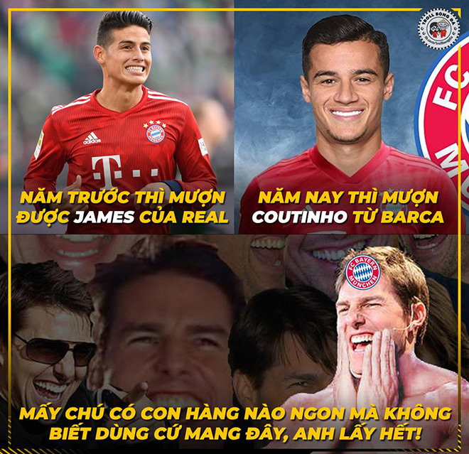 Hàng ngon không dùng cứ đưa cho Bayern dùng cho.