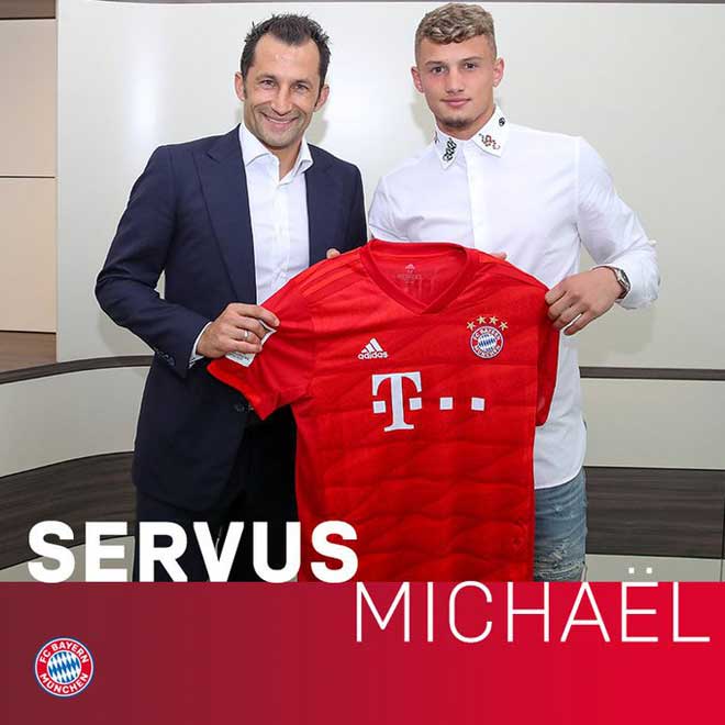 Bayern Munich đã chiêu mộ thành công tiền vệ trẻ&nbsp;Mickaël Cuisance (phải)