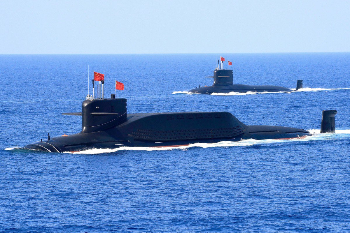 Tàu ngầm hạt nhân mang tên lửa đạn đạo của Trung Quốc.