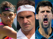 Thể thao - Bảng xếp hạng tennis 19/8: Federer-Djokovic &quot;tặng quà&quot; Nadal, Medvedev gây loạn