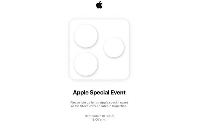 Hình ảnh được cho là thư mời của Apple.