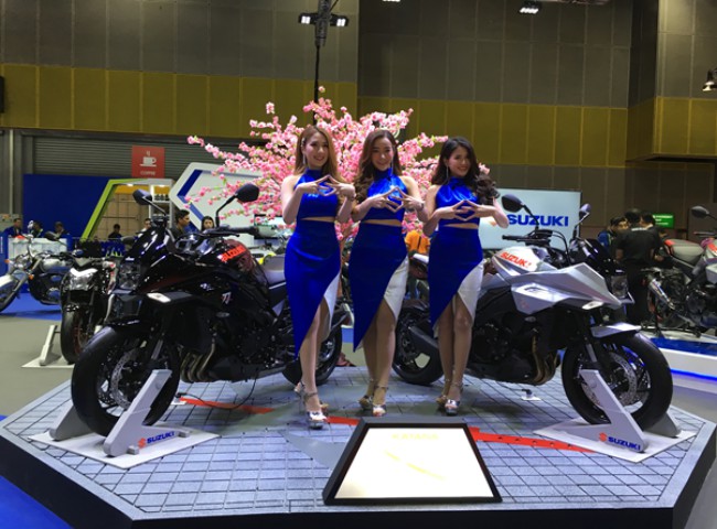 Suzuki Katana vừa trình diện trước công chúng tại triển lãm xe cỡ lớn đang diễn ra ở Thái Lan.