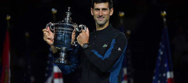 Djokovic đã 3 lần vô địch đơn nam US Open vào các năm 2011, 2015 và 2018