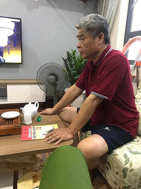 Chiều 19/8, Công an quận Cầu Giấy đã gặp ông Phiến tại nhà riêng.