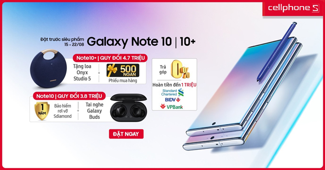 Chỉ còn 2 ngày đặt trước Galaxy Note 10, nhận quà khủng từ Cellphones - 7