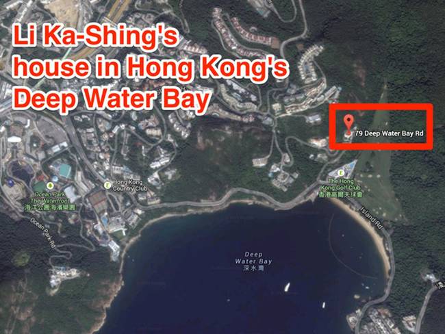 Li sở hữu một dinh thự hoành tráng tại Deep Water Bay ở Hong Kong. Khu vực này có giá bán một căn nhà 4 phòng ngủ là hơn 16 triệu USD.