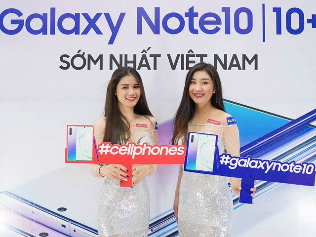 CellphoneS chính thức mở bán Galaxy Note 10|10+, hàng trăm người háo hức sở hữu lúc nửa đêm