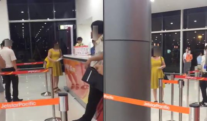 &nbsp;Nữ hành khách chửi bới hãng hàng không Vietjet vì không được làm thủ tục bay.