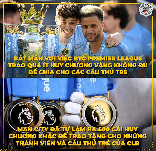 Man City chả có gì ngoài tiền.