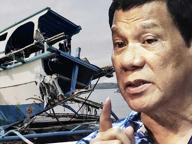 Chủ trương khai thác chung với TQ của Tổng thống Duterte rất có thể sẽ gặp nhiều khó khăn &nbsp;khi tham chiếu luật pháp Philippines. Ảnh: AP