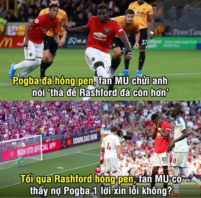 Rashford đang tìm lại công bằng cho Pogba thôi mà.