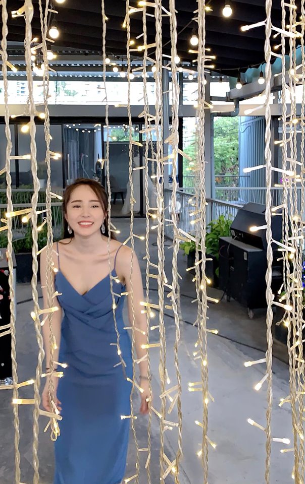 Quỳnh Nga chia sẻ số đo vòng eo 55 cm