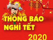 Tin tức trong ngày - Trình Thủ tướng 2 phương án nghỉ Tết Nguyên đán Canh Tý 2020