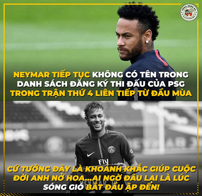 Những ngày tháng &#34;sóng gió&#34; chỉ mới bắt đầu với Neymar.