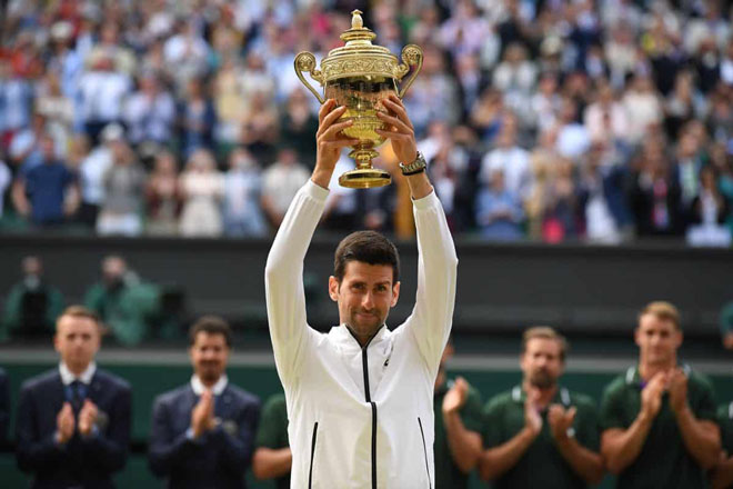 Djokovic vô địch Wimbledon 2019 với mức tiền thưởng 2,9 triệu USD