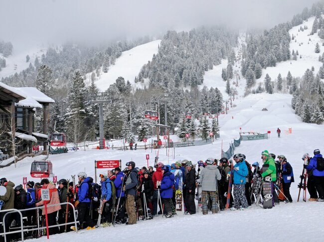 Jackson Hole nổi tiếng với khu trượt tuyết đẳng cấp thế giới.