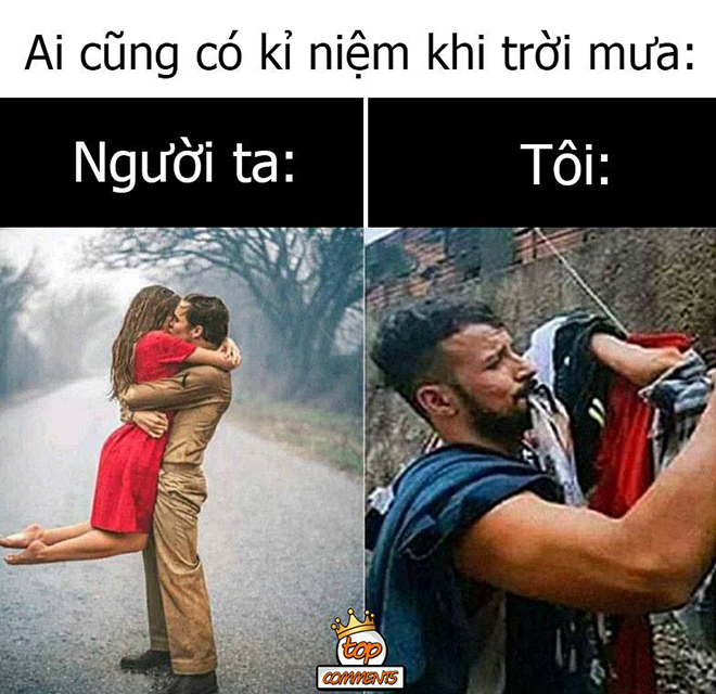 Những ngày mưa đáng nhớ trong đời.