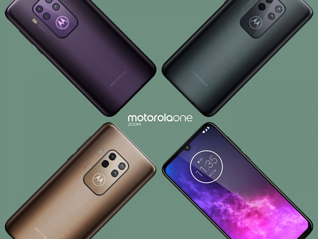 Motorola One Zoom rò rỉ với ba tùy chọn màu, hứa hẹn zoom lai 5x