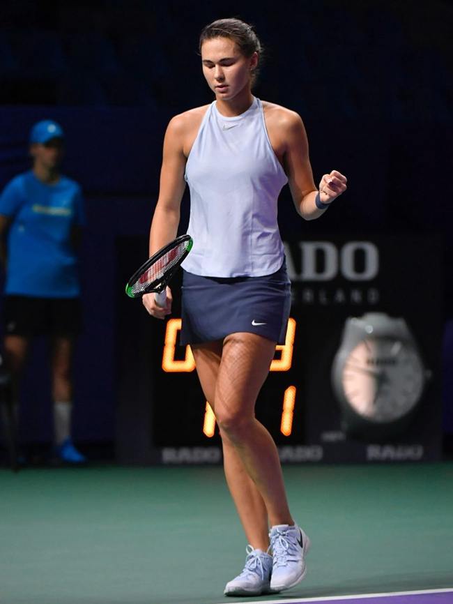 Natalia Vikhlyantseva, tay vợt 22 tuổi có lần thứ 3 được dự US Open và cả 3 lần cô đều dừng bước ở vòng 1.
