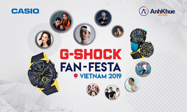 Bạn đã sẵn sàng khuấy động đêm nhạc Casio G-SHOCK Fan Festa cùng Đen Vâu và Jack,  K-ICM?