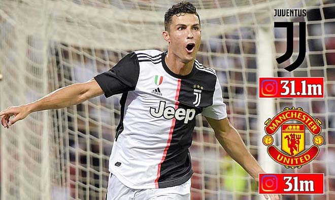 Ronaldo giúp Juventus vượt MU