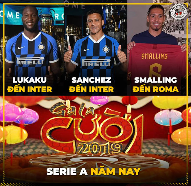 "Tiệc gala cuối năm" nay của giải Serie A.