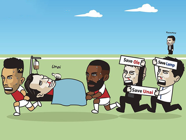 HLV Unai Emery ”sốc nặng” khi Arsenal và Tottenham cầm chân nhau
