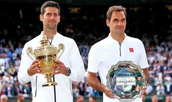 Djokovic từng thắng siêu kịch tính Federer để vô địch Wimbledon năm nay