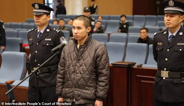 Tòa án nhân dân Ôn Châu vừa thi hành án tử hình với Zhong Yuan vì những tội ác nghiêm trọng mà hắn gây ra