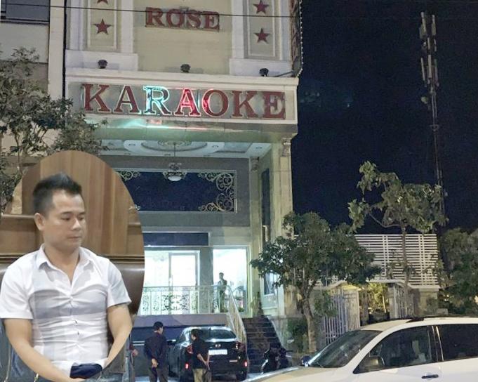 Quản lý quán karaoke Rose bị bắt vì tàng trữ và cung cấp ma túy cho khách hát. (Ảnh: Công an Quảng Bình)