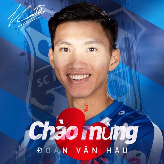 Văn Hậu chính thức đến Heerenveen