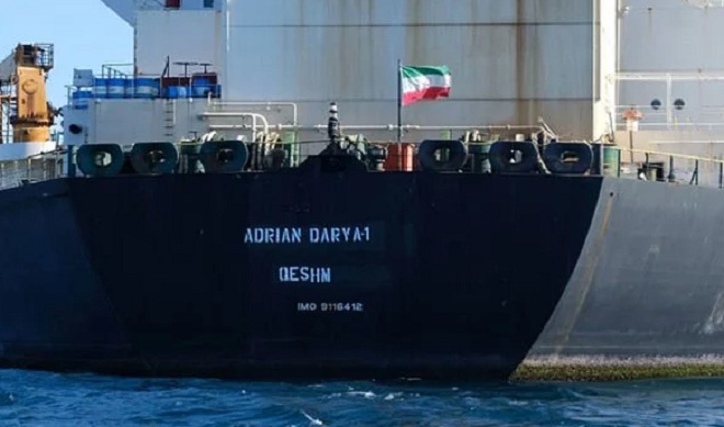 Siêu tàu chở dầu Iran mang theo lượng dầu thô trị giá khoảng 130 triệu USD.