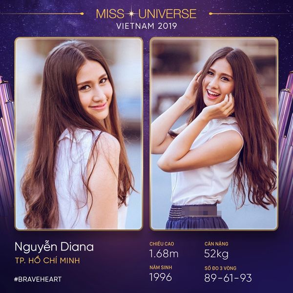 Diana Nguyễn là người đẹp mang trong người 2 dòng máu Việt - Nga, được khán giả chú ý nhiều tạ cuộc thi ảnh Miss Universe Online 2019.