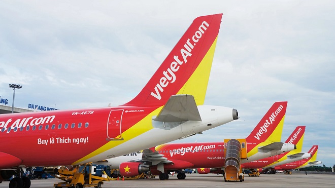 Doanh thu vận chuyển hành khách nội đia của Vietjet đi xuống trong nửa đầu năm 2019