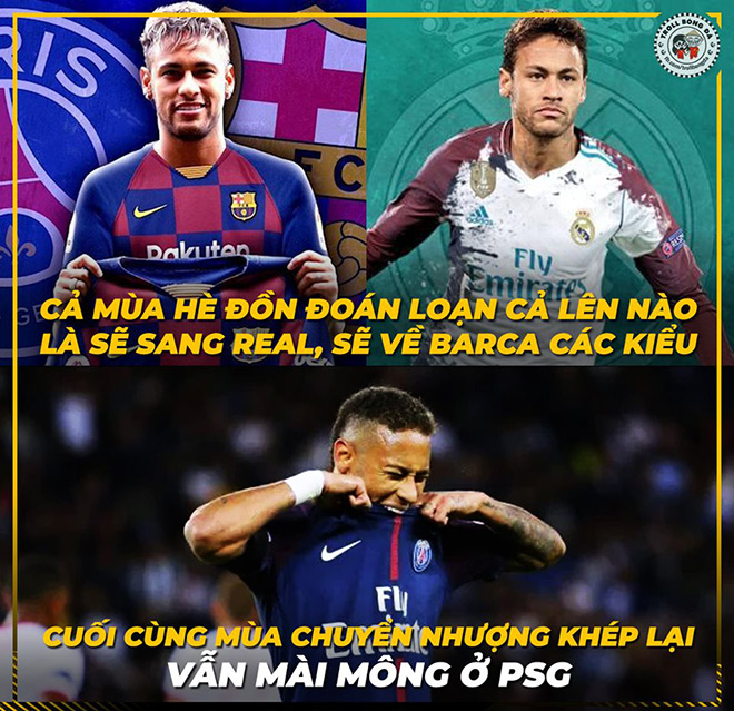 Sau tất cả thì Neymar vẫn không thể đi đâu.